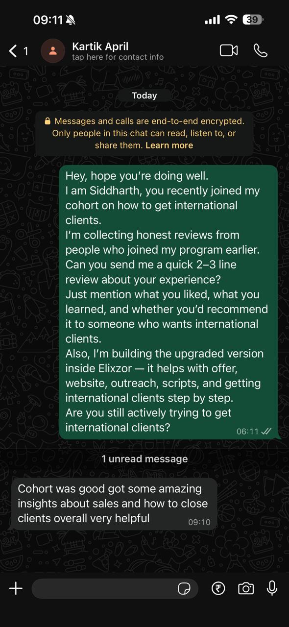 Testimonial